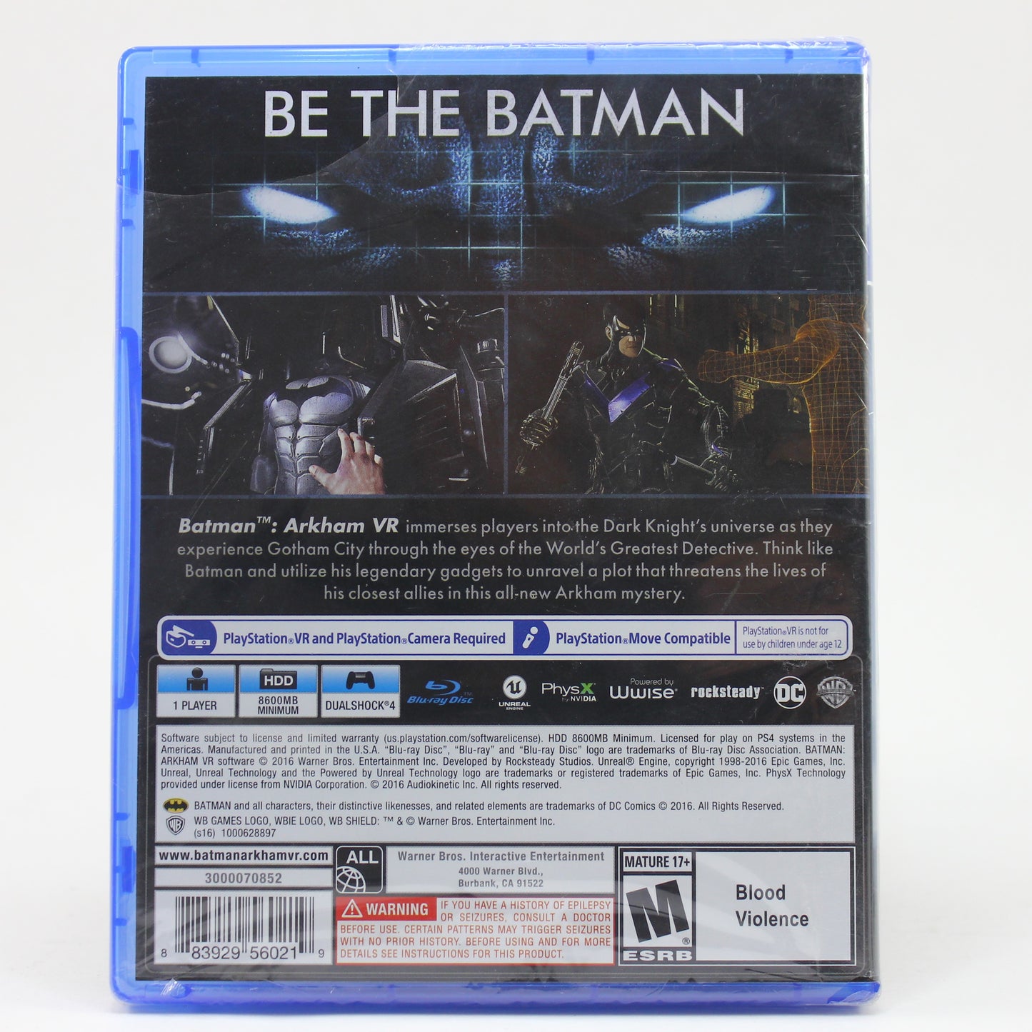 Ps4 Batman Arkham VR