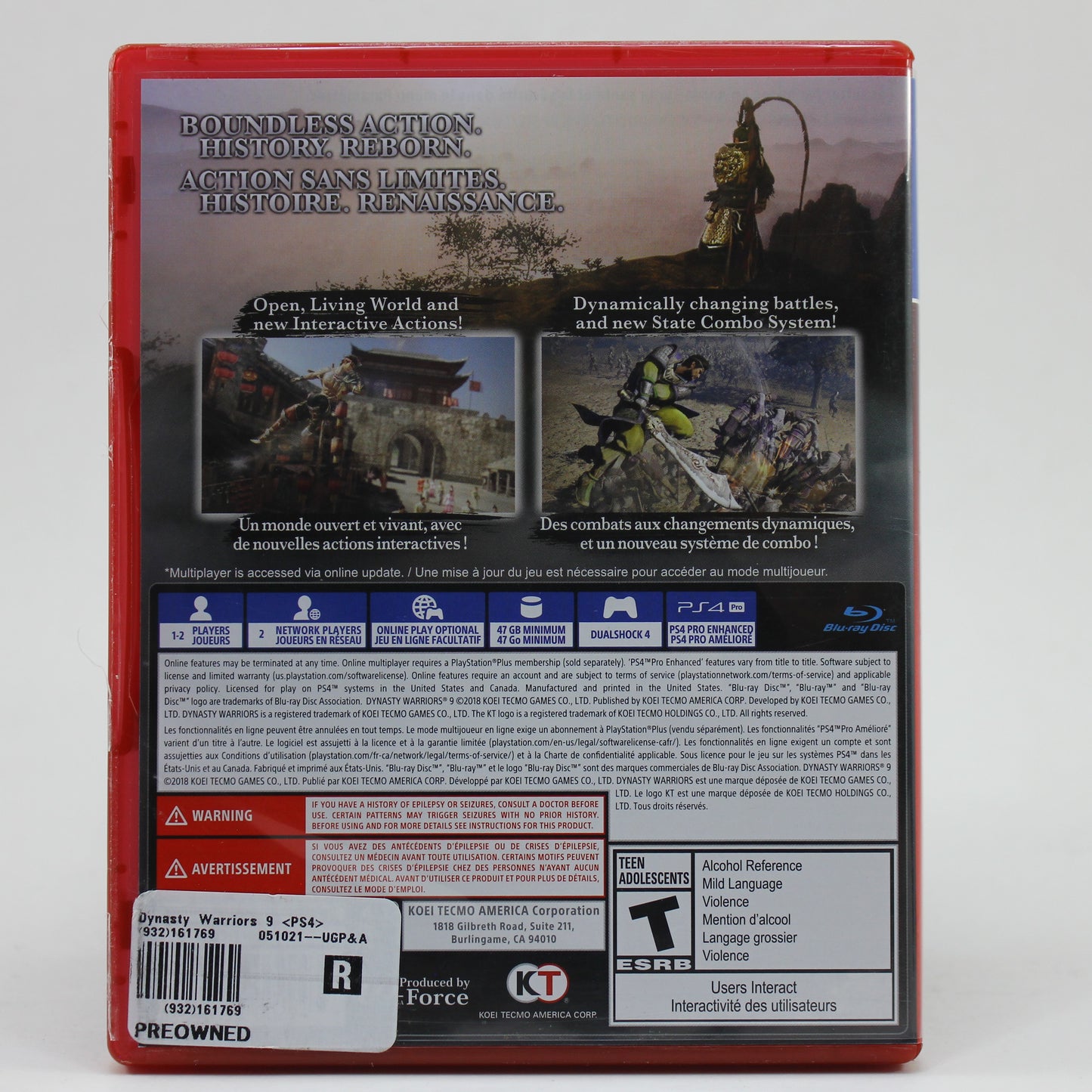 Ps4 Dynasty Warriors 9