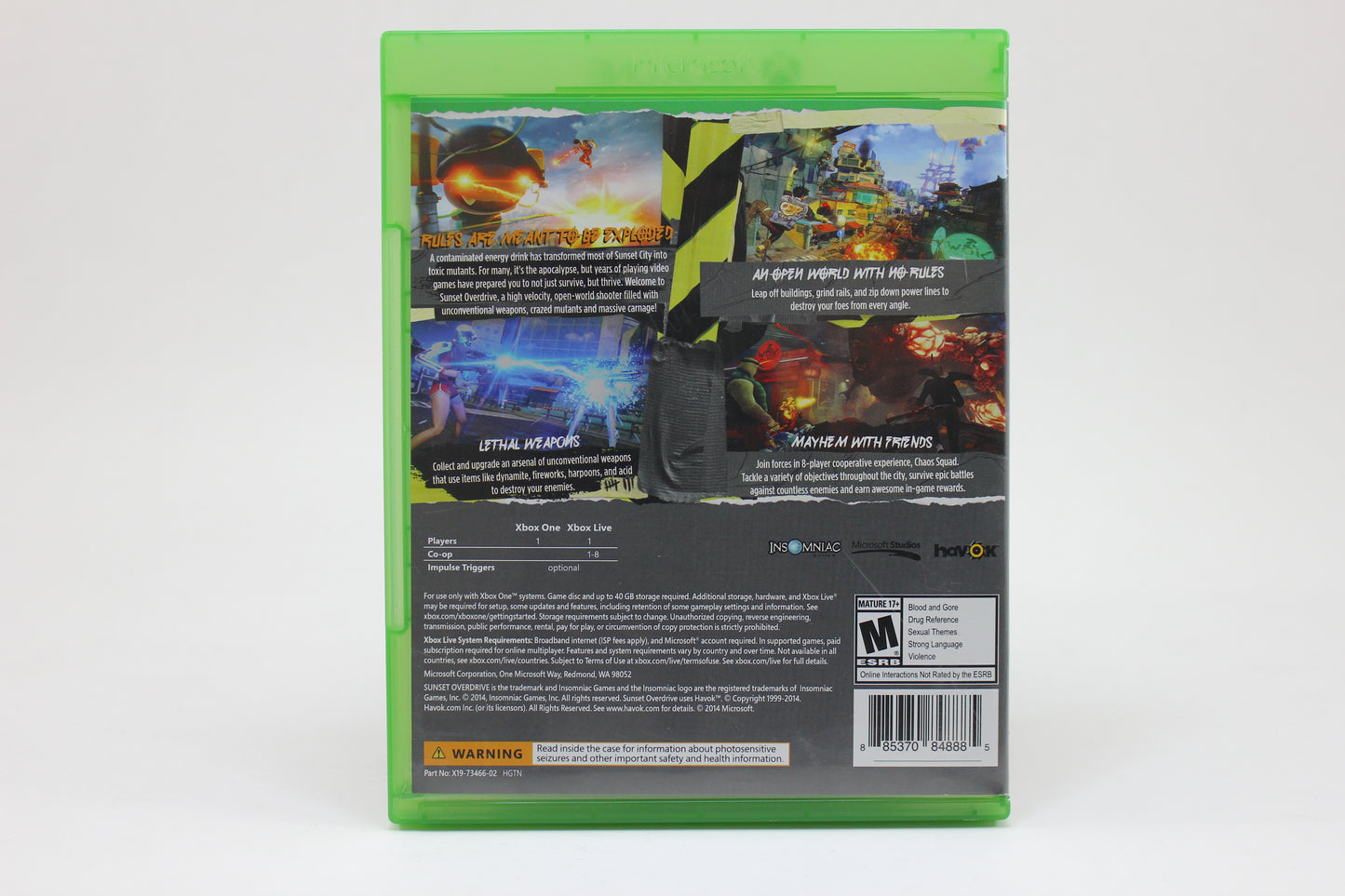 Xbox one Sunset Overdrive