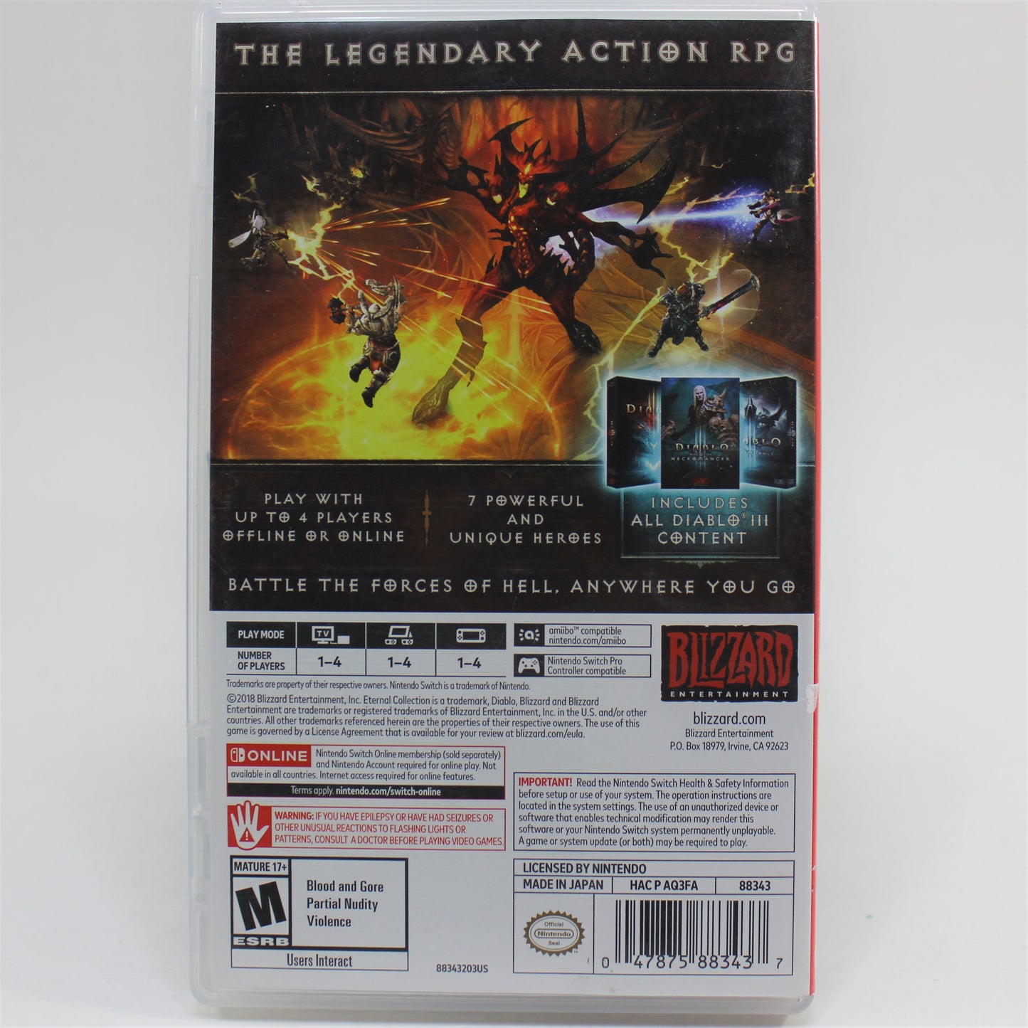 Nintendo Switch Diablo Eternal Collection (Complete)
