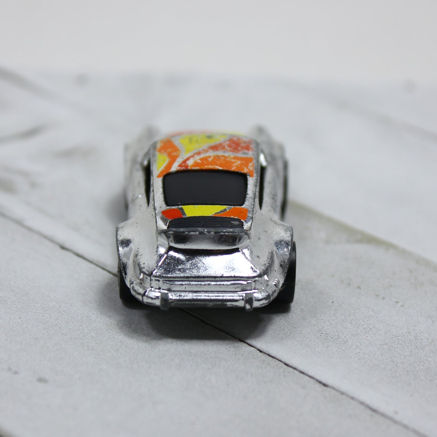 Mattel Hot Wheels Redline 1974 Porshe-911 Super Chrome