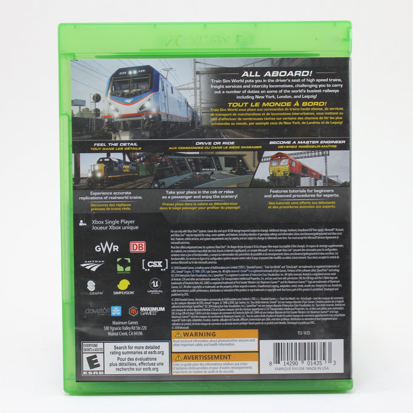 Xbox one Train Sim World