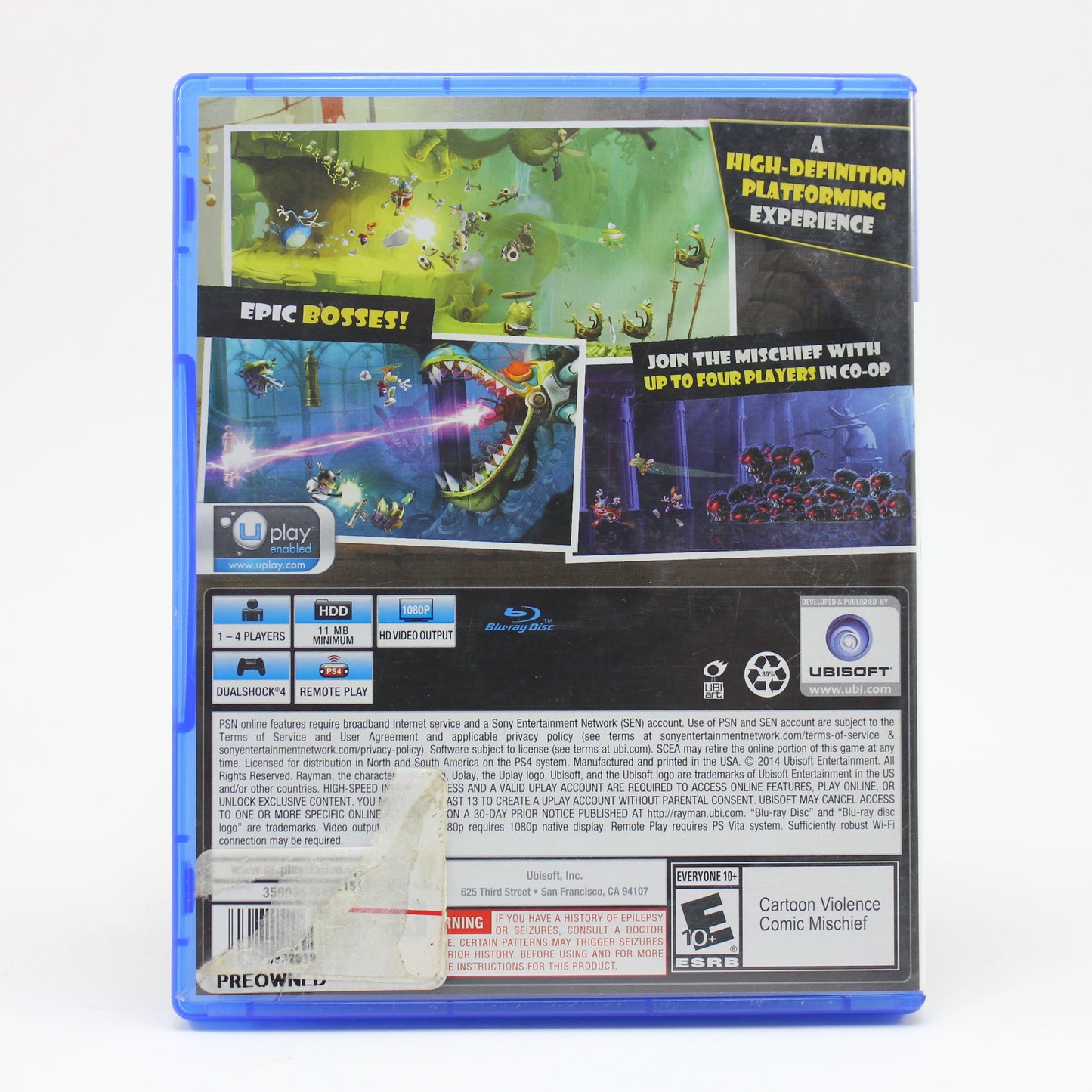 Ps4 Rayman Legends