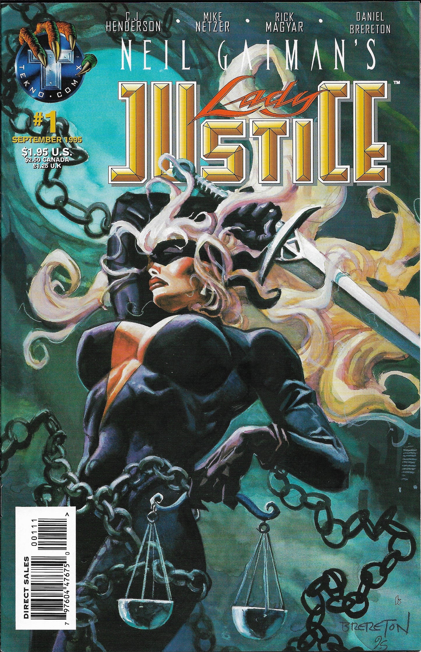 Lady Justice Issue #1 (Tekno Comix 1995)