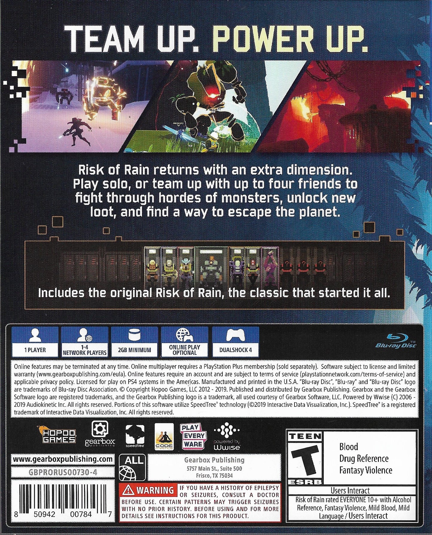 Ps4 Risk Of Rain 2
