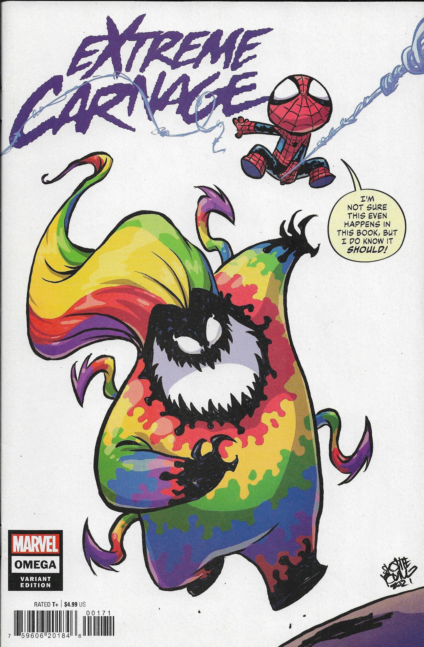 Extreme Carnage Omega #1G Variant (Marvel 2021)