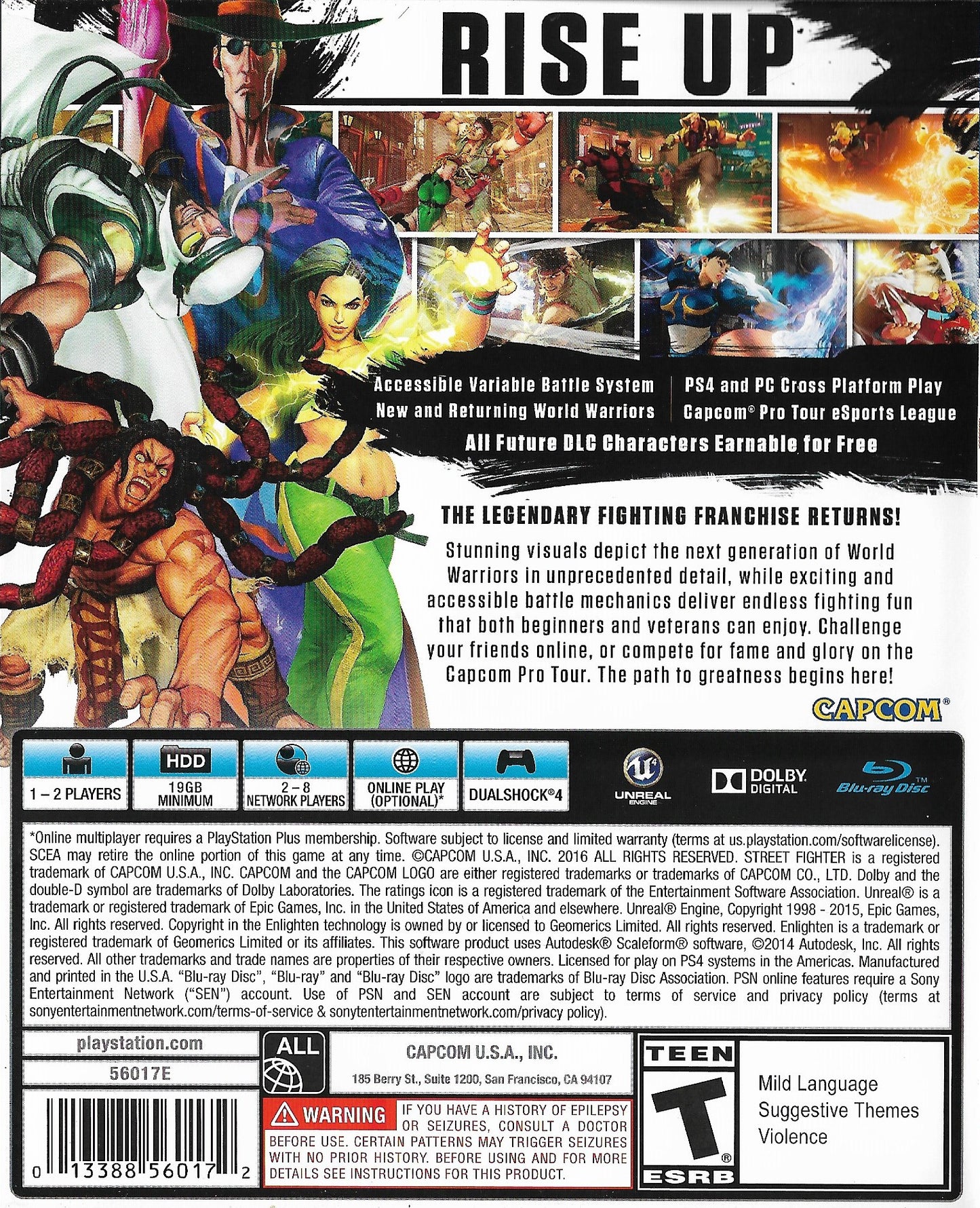 Ps4 Street Fighter V