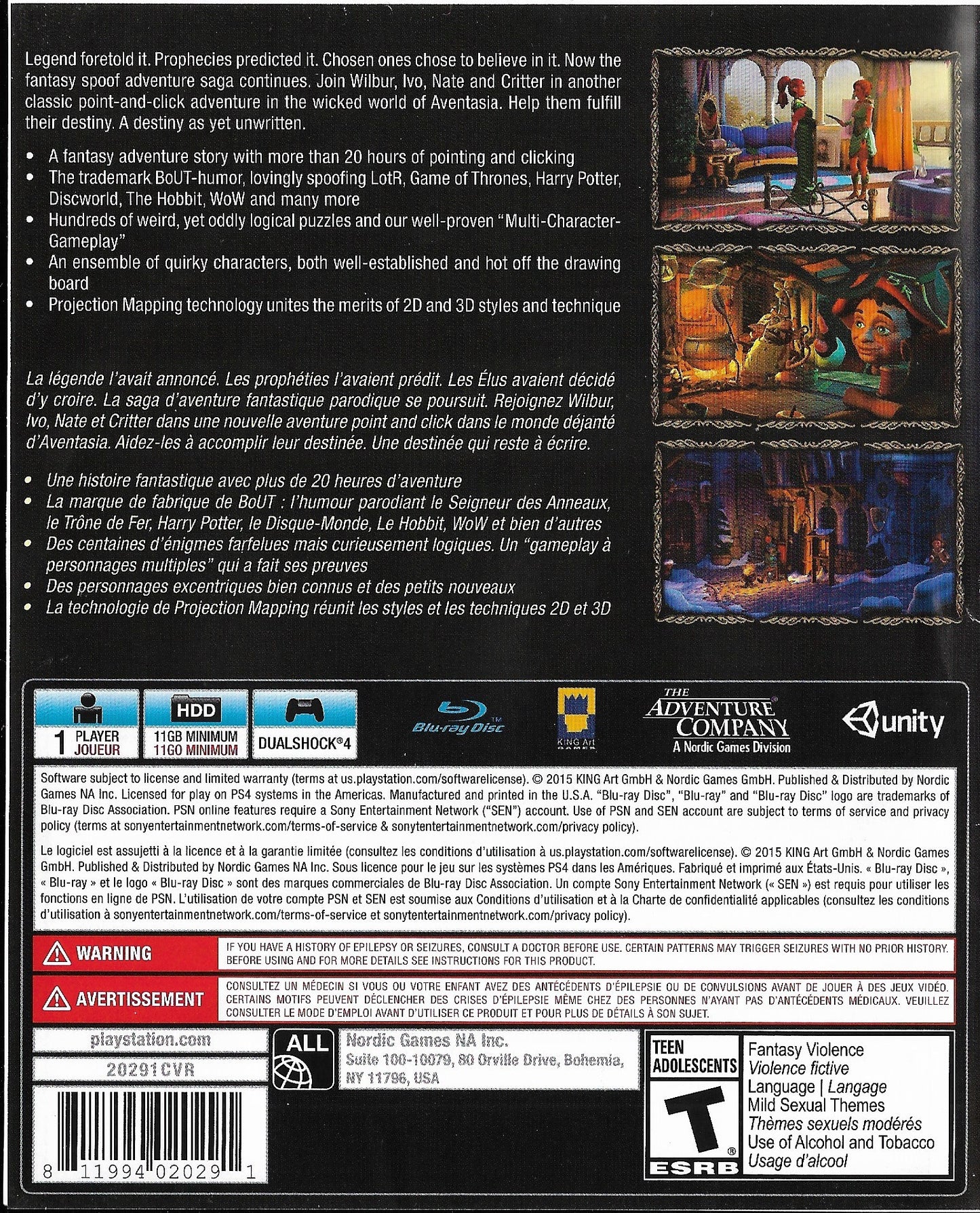 Ps4 The Book Of Unwritten Tales 2