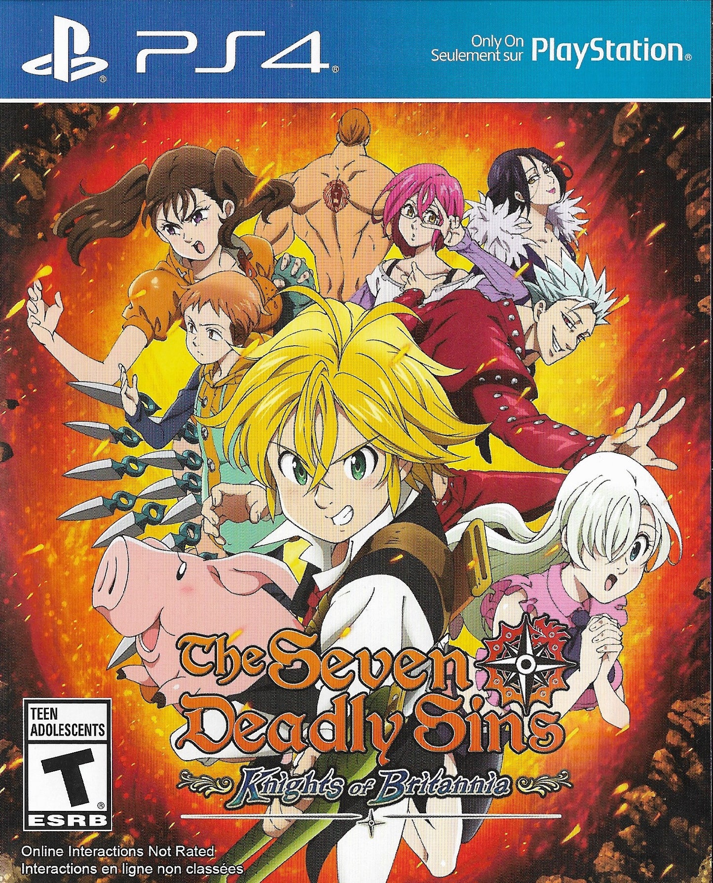 Ps4 The Seven Deadly Knights of Britannia