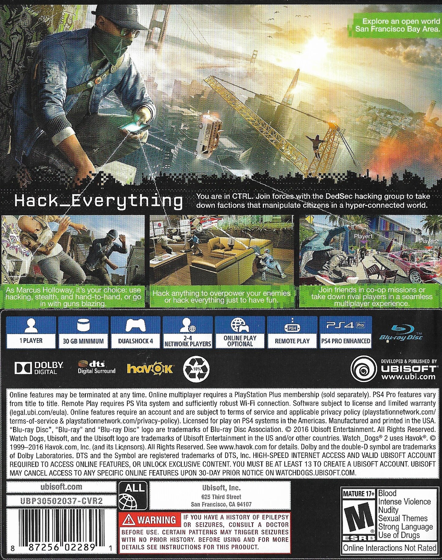 Ps4 Watch Dogs 2