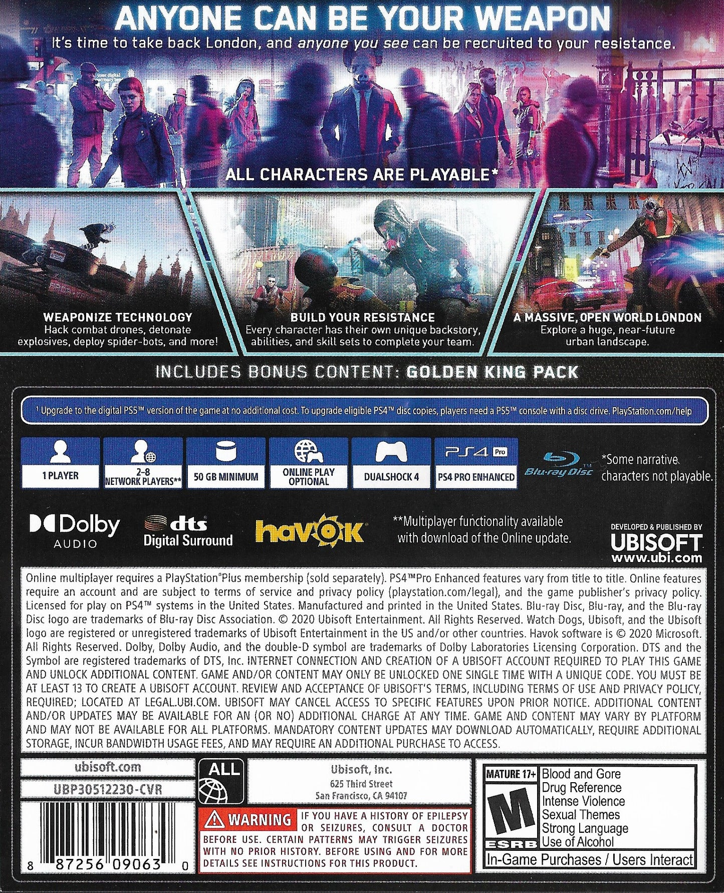 Ps4 Watch Dogs Legion