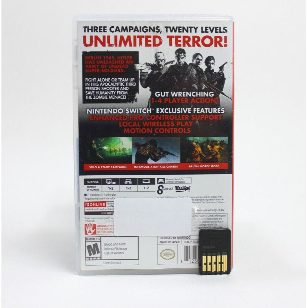 Nintendo Switch Zombie Army Trilogy Pre-Owned