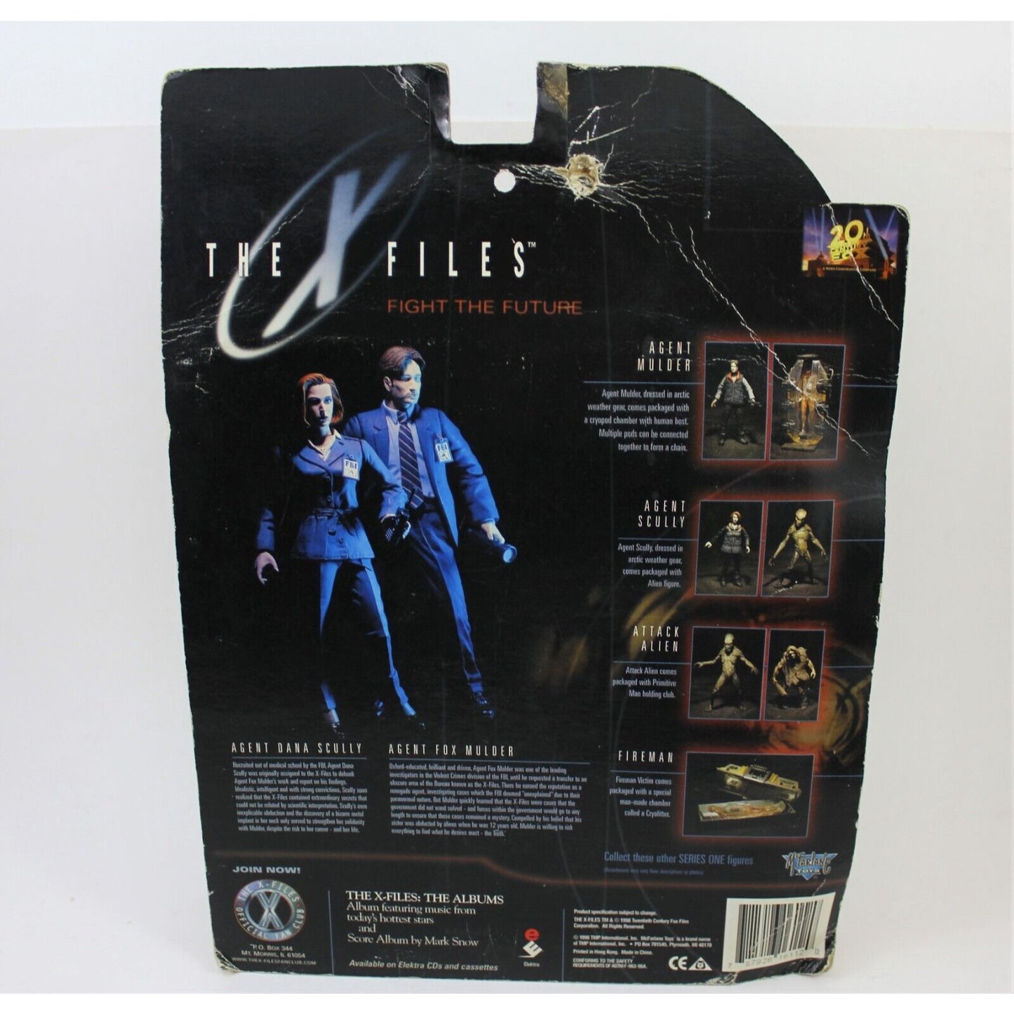 Vintage McFarlane Toys 1998 The X-Files Series 1 Agent Scully & Alien
