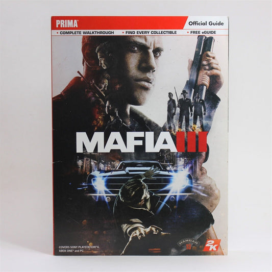 Prima Mafia 3 Official Strategy Guide Covers PS4, Xbox One And PC Pre-Owned