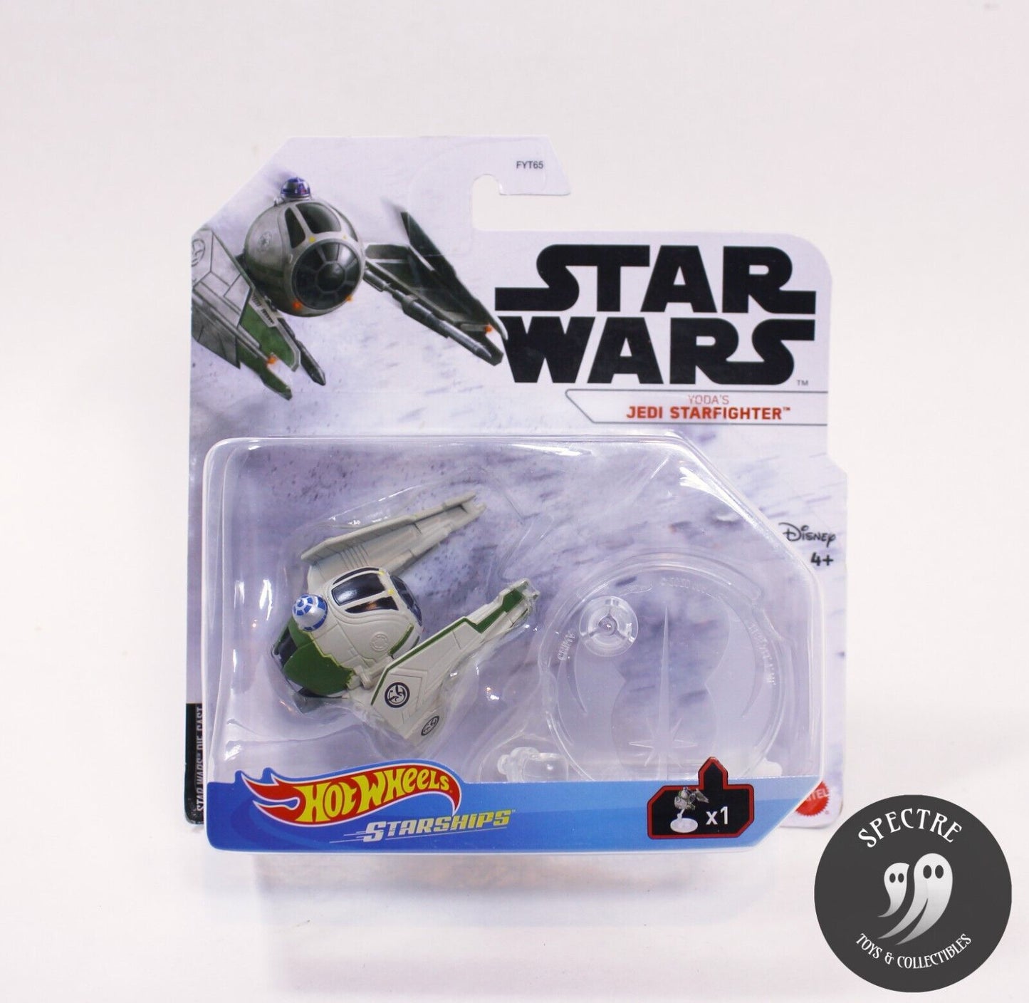 Hot Wheels Starships: Star wars Yoda Jedi Starfighter - Mattel Star Wars Diecast