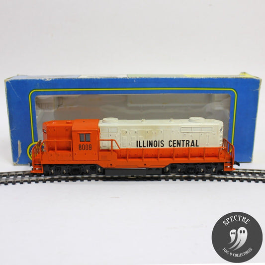 AHM Illinois Central GP-18 Powered Diesel Locomotive HO Scale Train - In Box