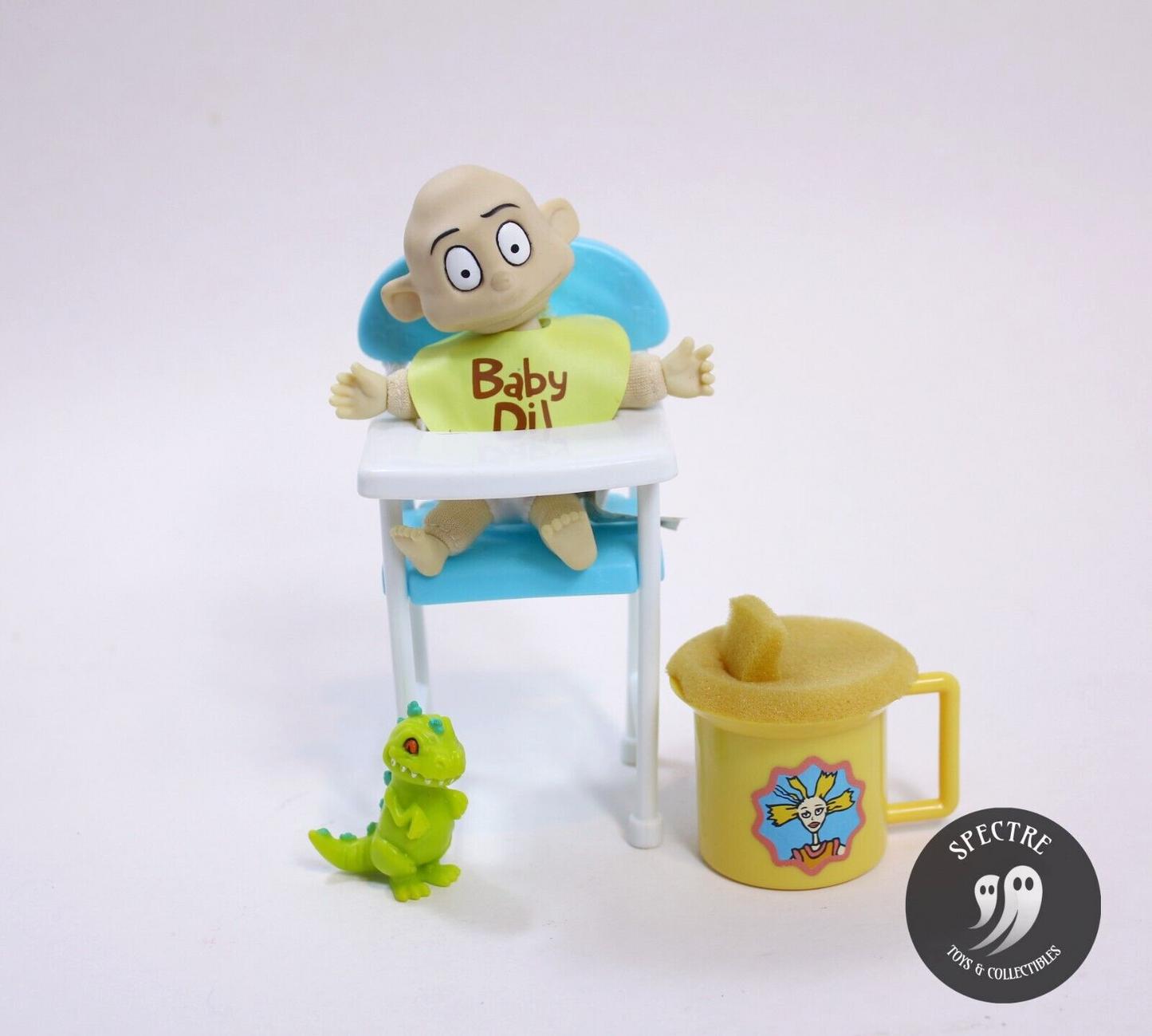 Vintage '90s’ Nickelodeon Rugrats 'Baby Dill High Chair and Reptar'- 1997 Viacom