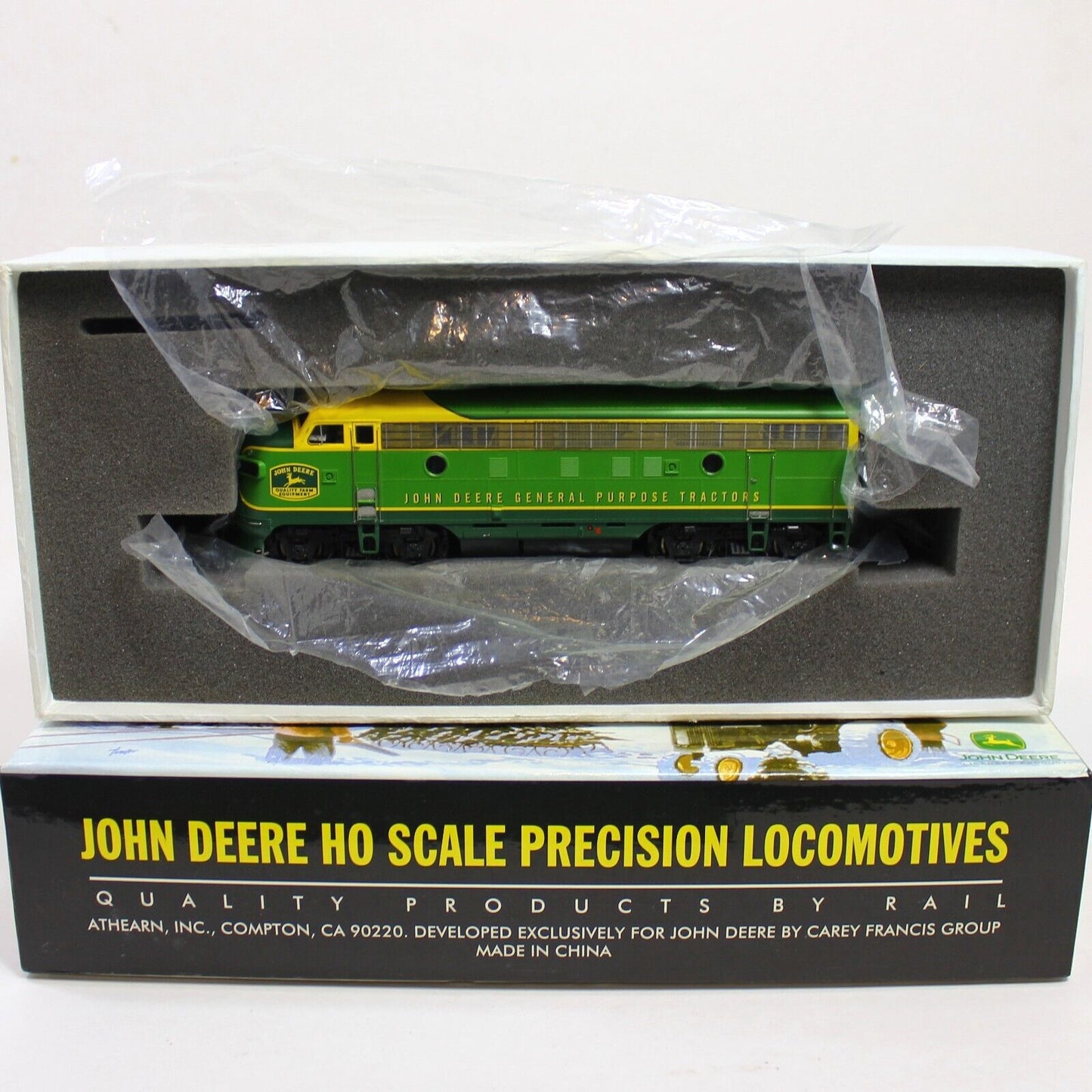 Athearn Genesis John Deere Precision HO Scale Locomotive -In Box Complete