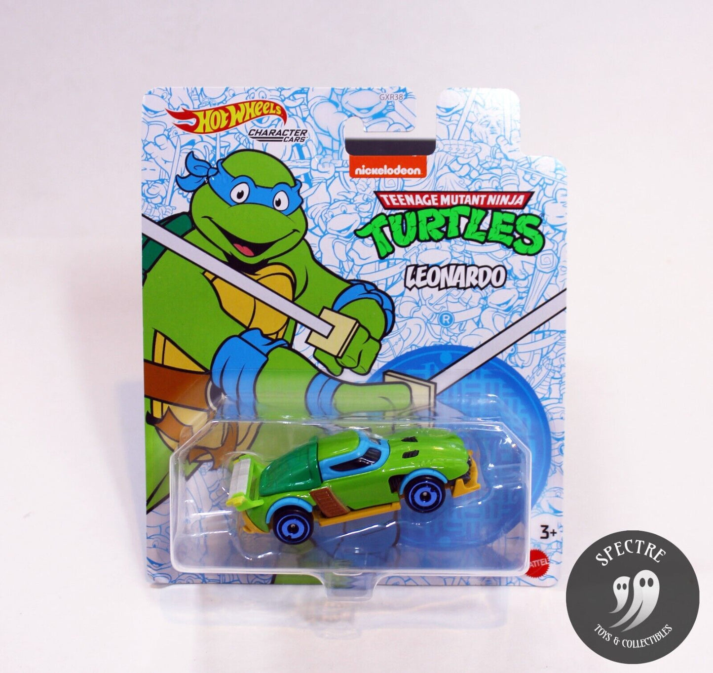 Hot Wheels TMNT Raphael, Leonardo Character Cars - Mattel 2019