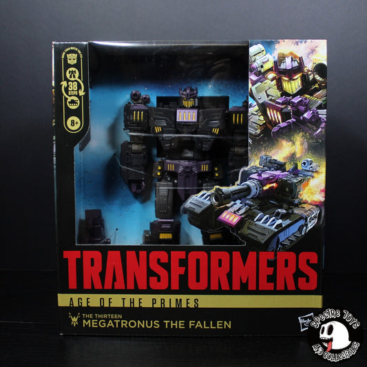 Megatronus The Fallen Transformers Age of The Primes Leader Class Figure- Takara