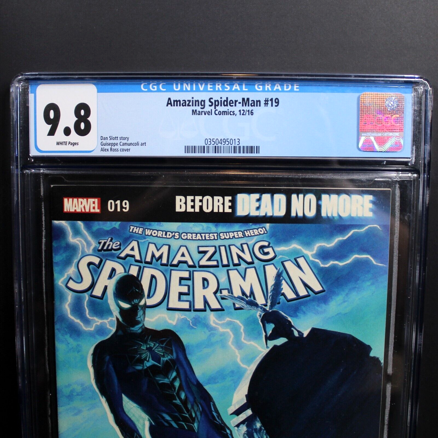 The Amazing Spider-Man #19A Alex Ross (Marvel 4th Series 2015) CGC 9.8 Graded