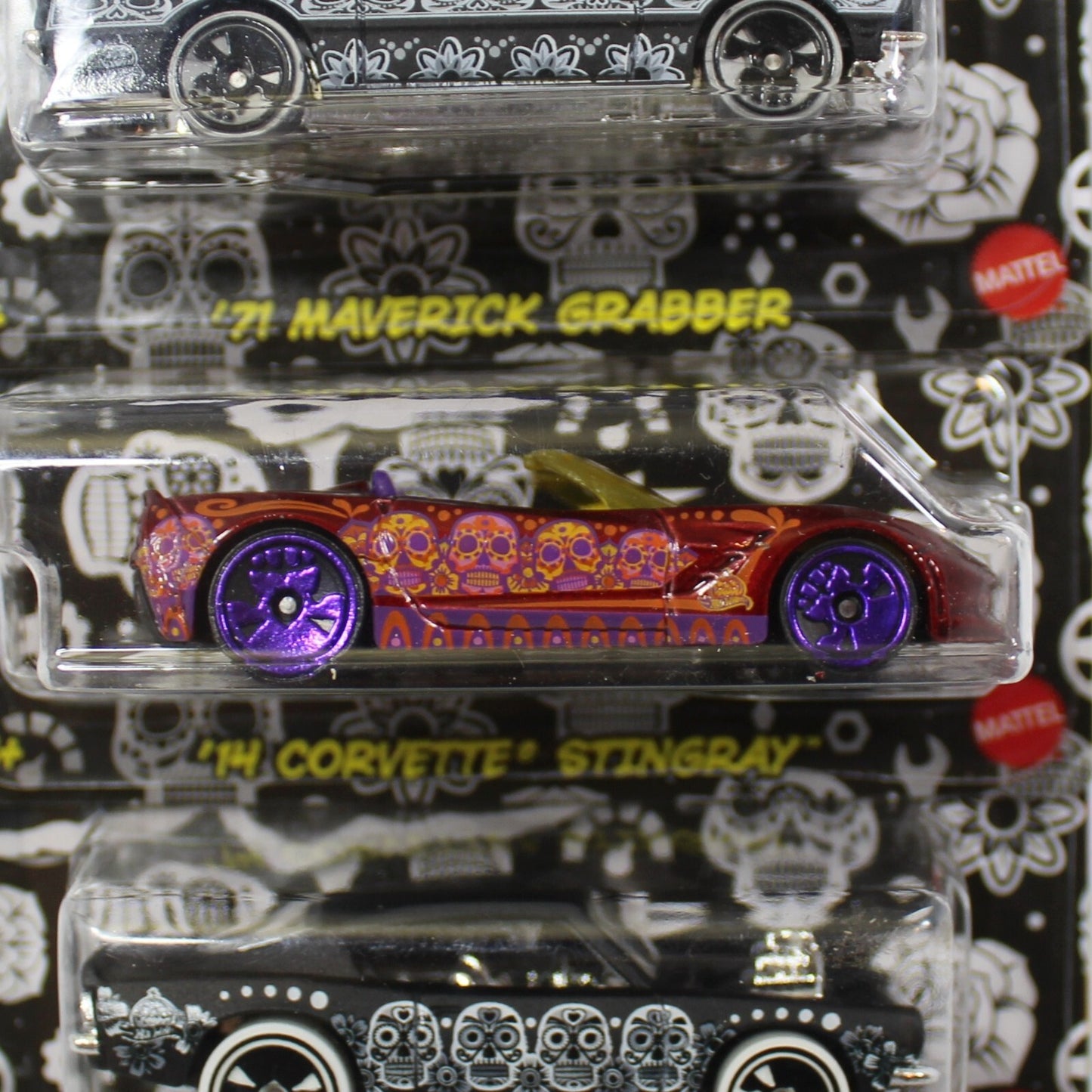 Hot Wheels 2021 Halloween Day of The Dead 1-5 Complete Set