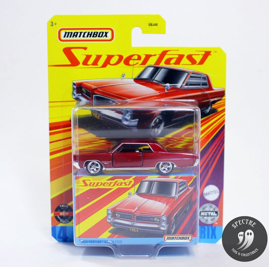 Matchbox Superfast #14 1964 Pontiac Grand Prix- Mattel 2020