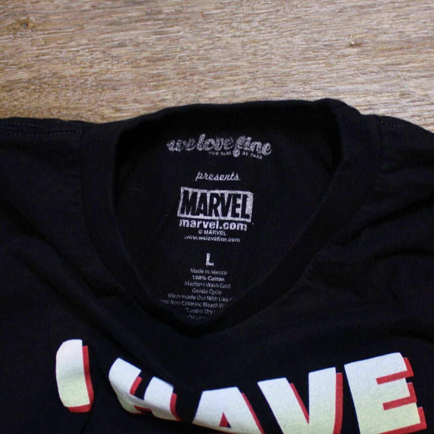 Marvel Deadpool I Have Issues Graphic Tee Shirt Black - Men's Large