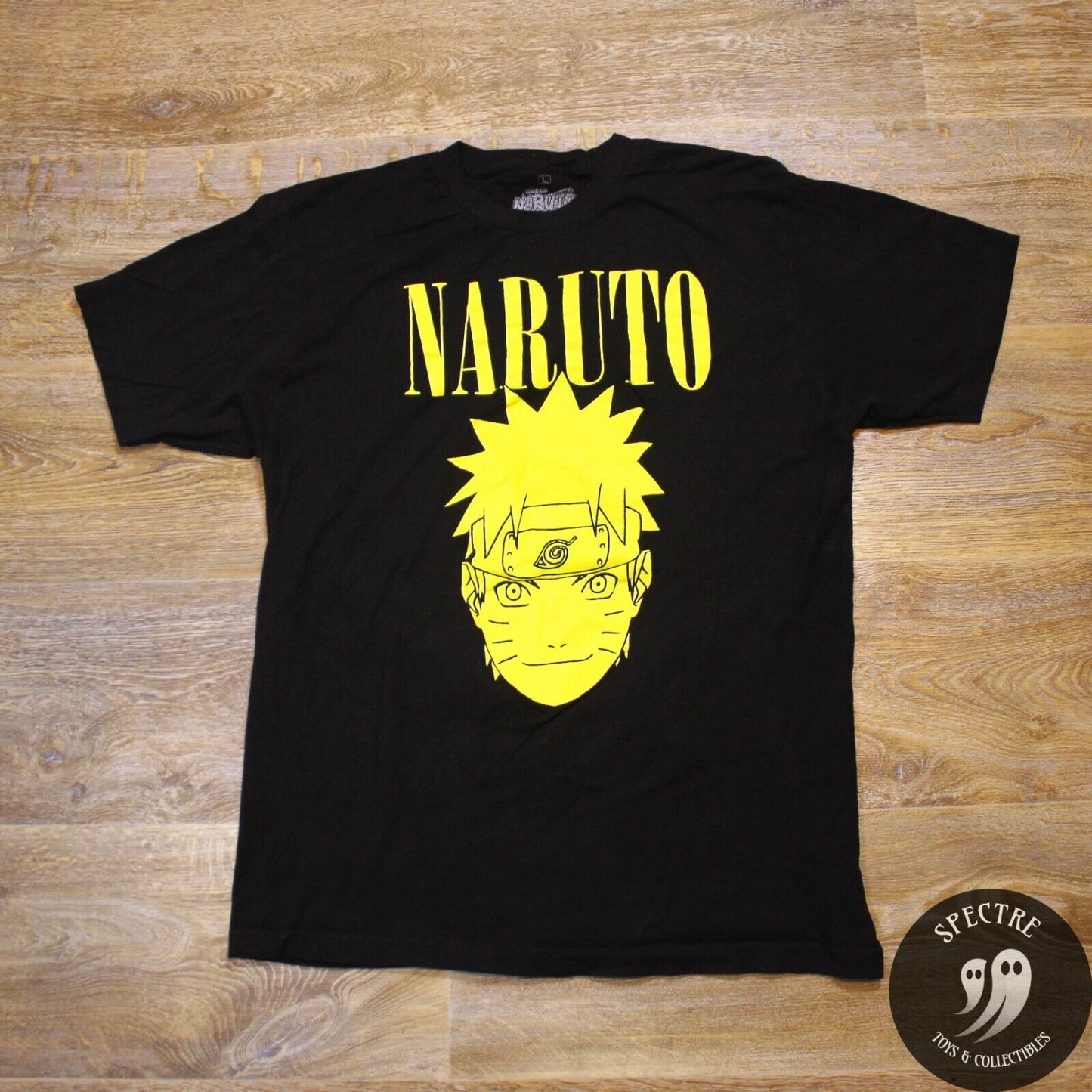 Naruto Shippuden Graphic Tee Nirvana T-Shirt Black Ripple Junction- Men's Size L