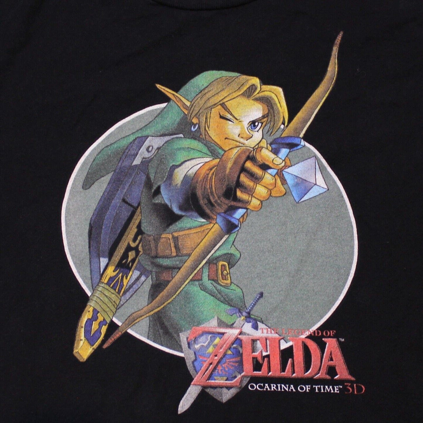 The Legend of Zelda Ocarina of Time 3D Official Nintendo T-Shirt - Men's Medium
