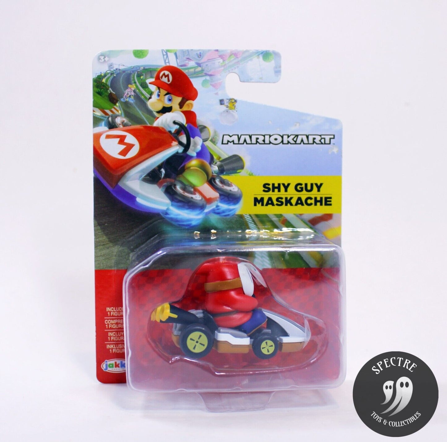 Nintendo Mario Kart Tape Racer Shy Guy Figure - Jakks Pacific 2020 Brand New