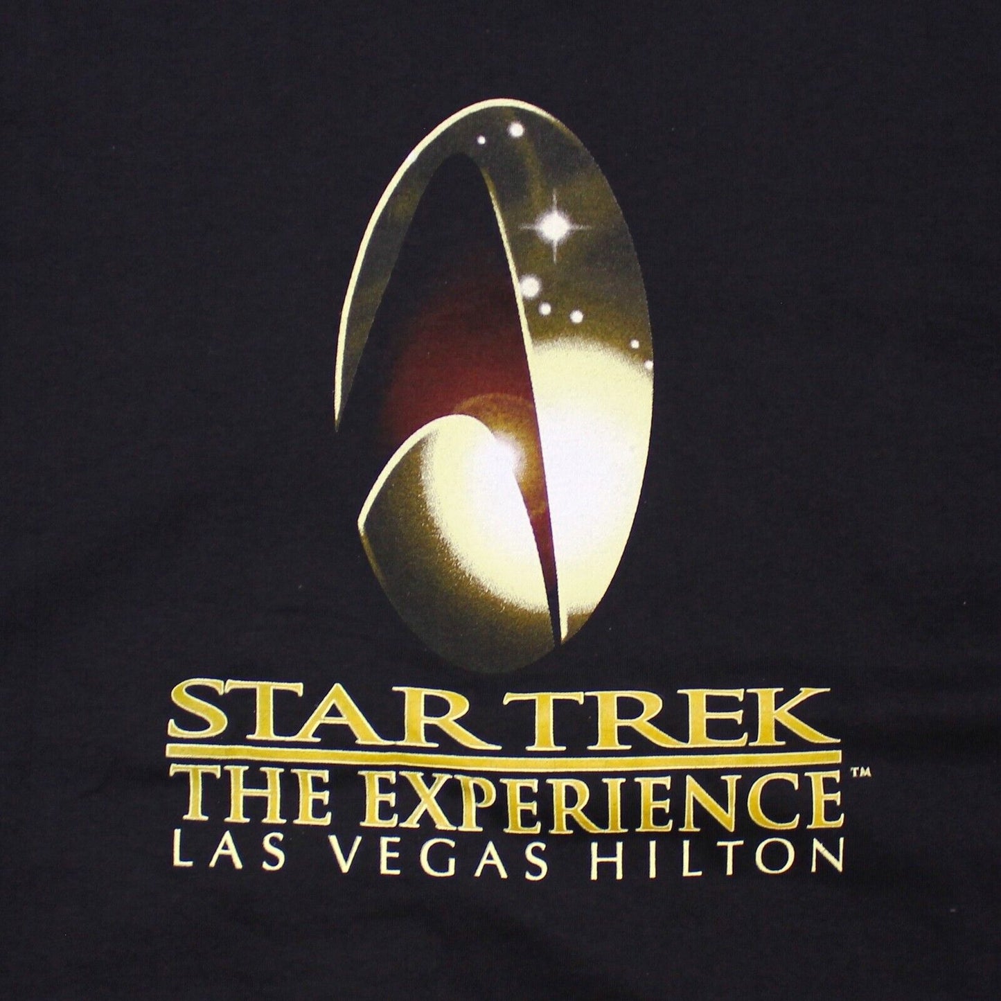 Star Trek The Experience Las Vegas Hilton 2006 T Shirt Black -Mens Size XL
