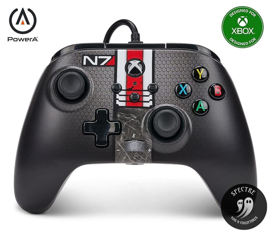 Power A Enhanced Wired Controller Xbox Series X & S - Mass Effect N7 Brand New