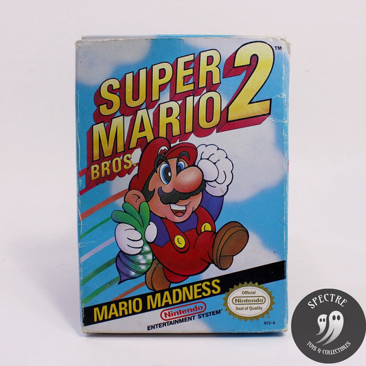 Super Mario Bros. 2 (Nintendo, 1988) - U.S Release In Box