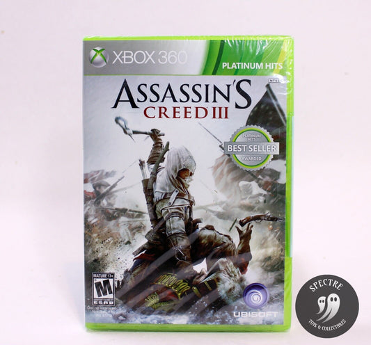 Assassin's Creed III Platinum Hits (Xbox360,  2012)-Brand New