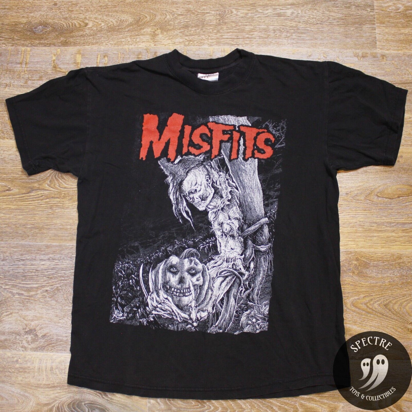 Vintage Misfits Band Promo Shirt Horror The Scarecrow Man- Men's Size M
