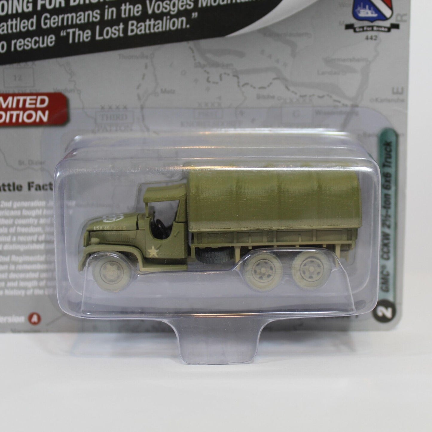 Johnny Lightning WW2 History Revealed GMC CCKW 6x6 Truck Version A -2024