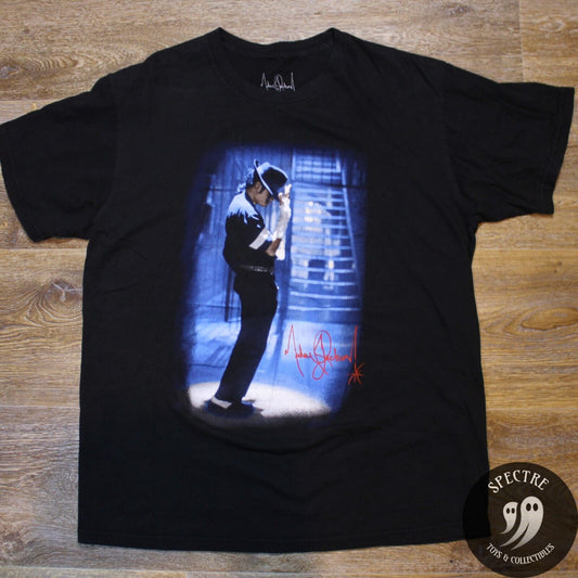 Michael Jackson Graphic T Shirt Black - Men's Size Medium