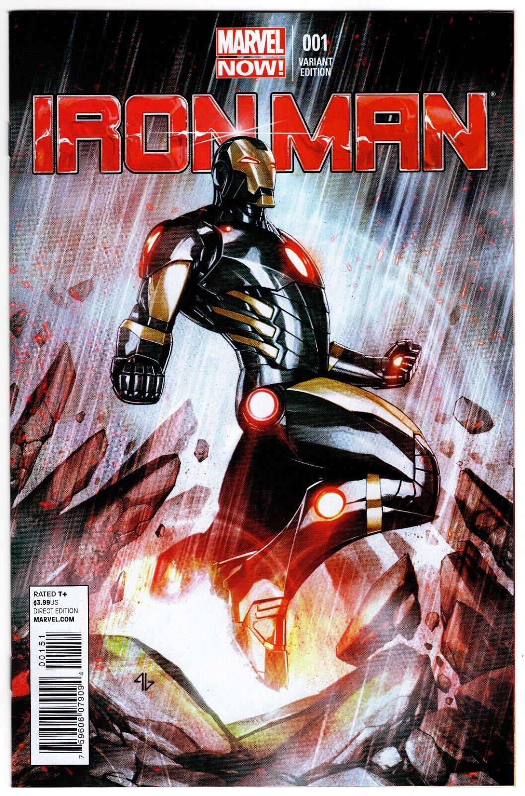 Iron Man #1C Variant 1:50 (Marvel 5th Series 2012) Comic Book Single