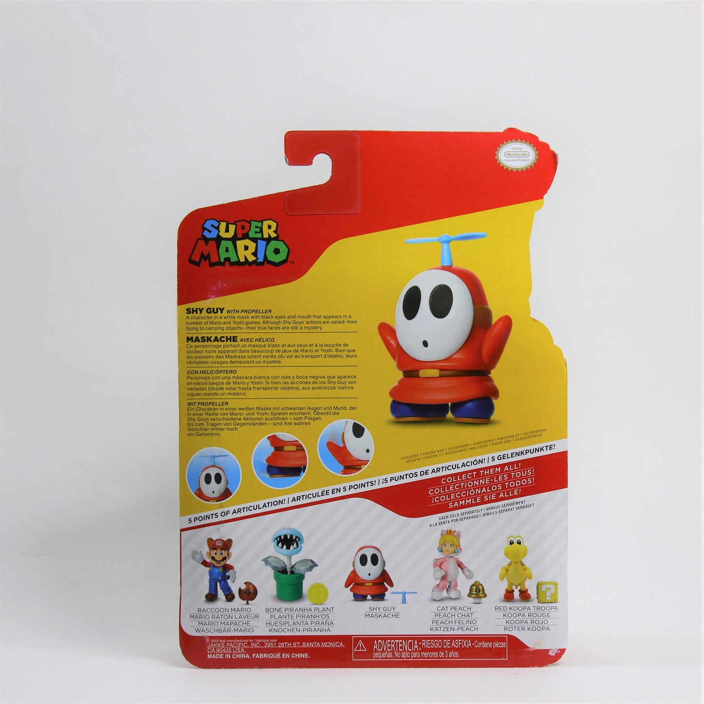 Super Mario Shy Guy figure with Propeller