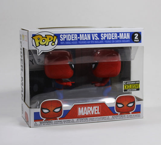 Funko Pop Marvel Spider-Man Vs. Spider-Man 2 Pack Entertainment Earth Exclusive