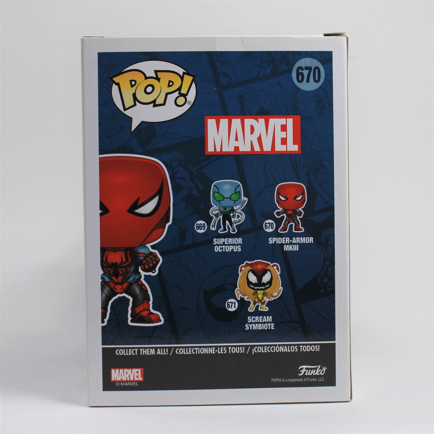 Funko Pop! Marvel Spider-Armor MKIII #670 Walgreens Exclusive Acceptable