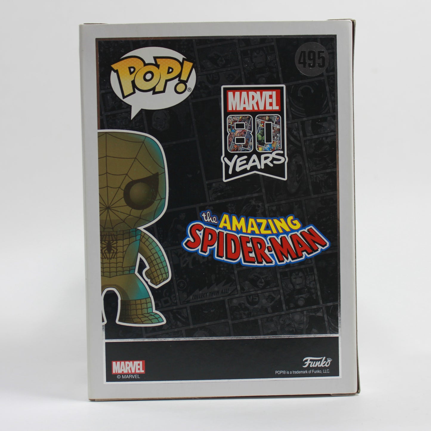 Funko Pop! Marvel 80 Years Spider-Man (Patina) Bobble-Head #495 Target Exclusive