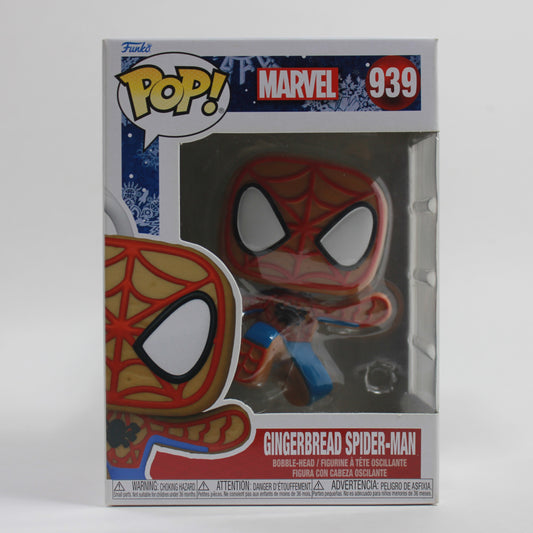 Funko Pop! Marvel Gingerbread Spider-Man Bobble-Head #939