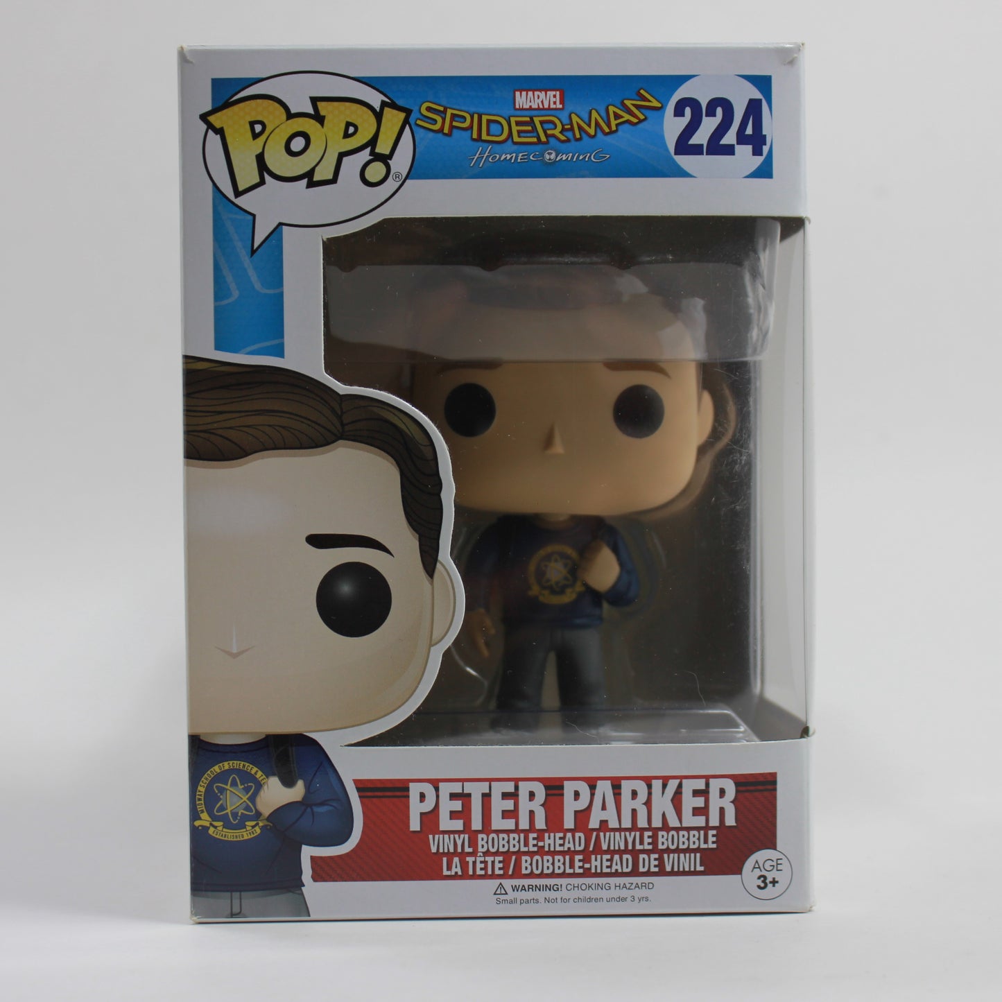 Funko Pop! Homecoming Peter Parker Bobble-Head #224 Acceptable