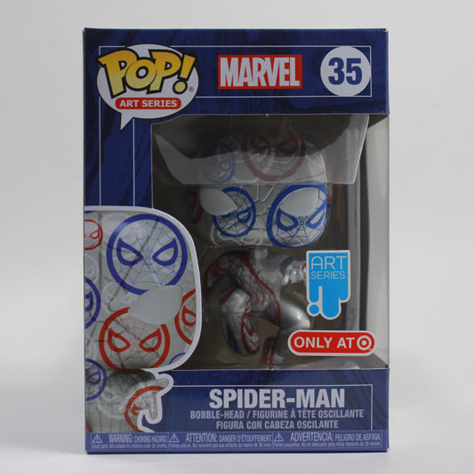 Funko Pop! Art Series Spider-Man Bobble-Head #35 Target Exclusive