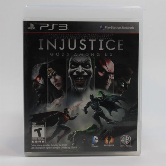 PS3 Injustice Gods Among Us (2013) Pre-Owned