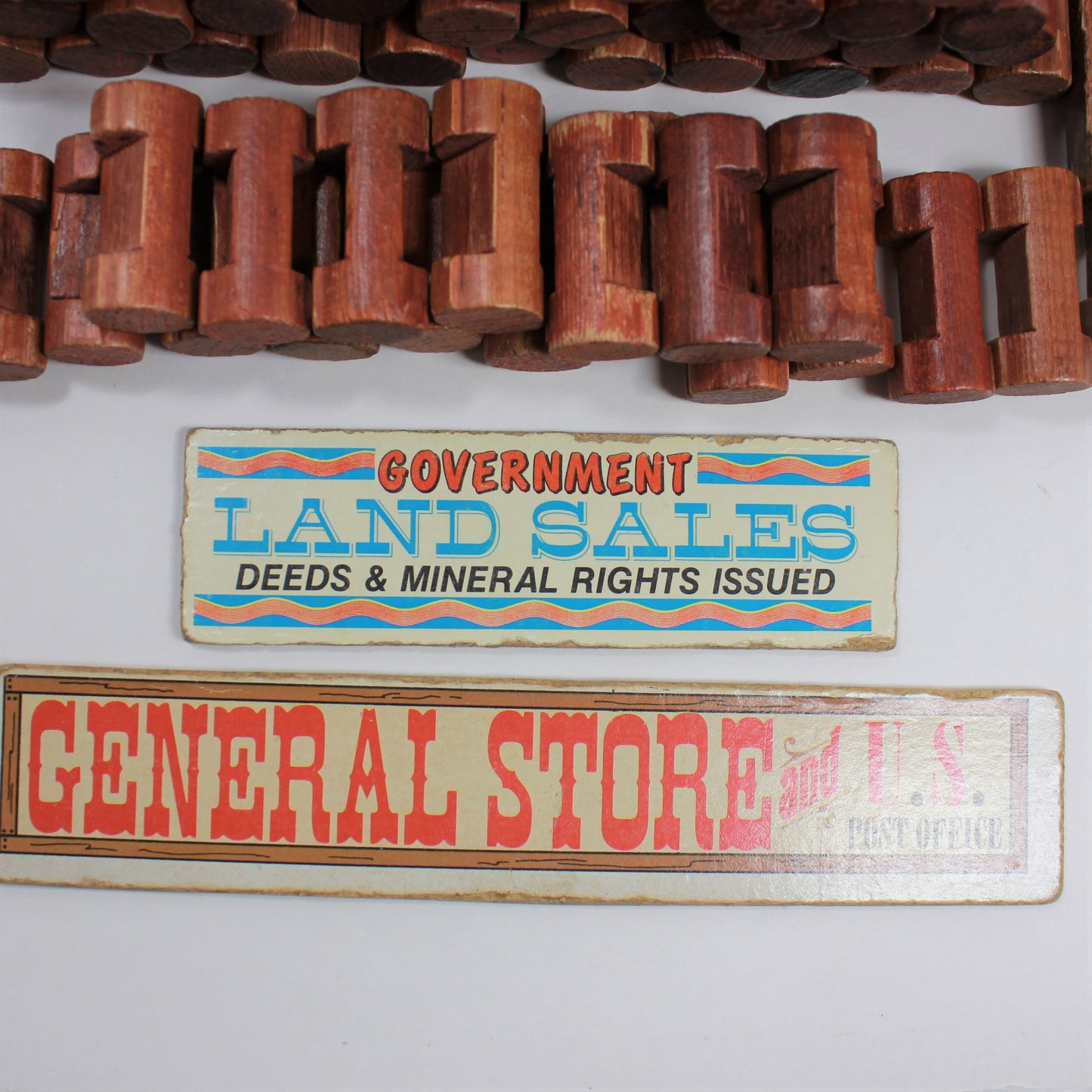 Lincoln Logs General Store & Accessories Lot