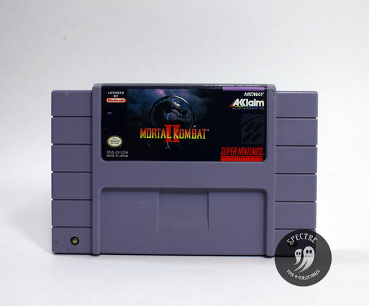 Mortal Kombat II USA Release SNES Cartridge