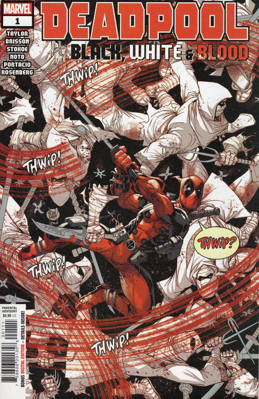 Deadpool Black, White, & Blood #1A (Marvel 2021)